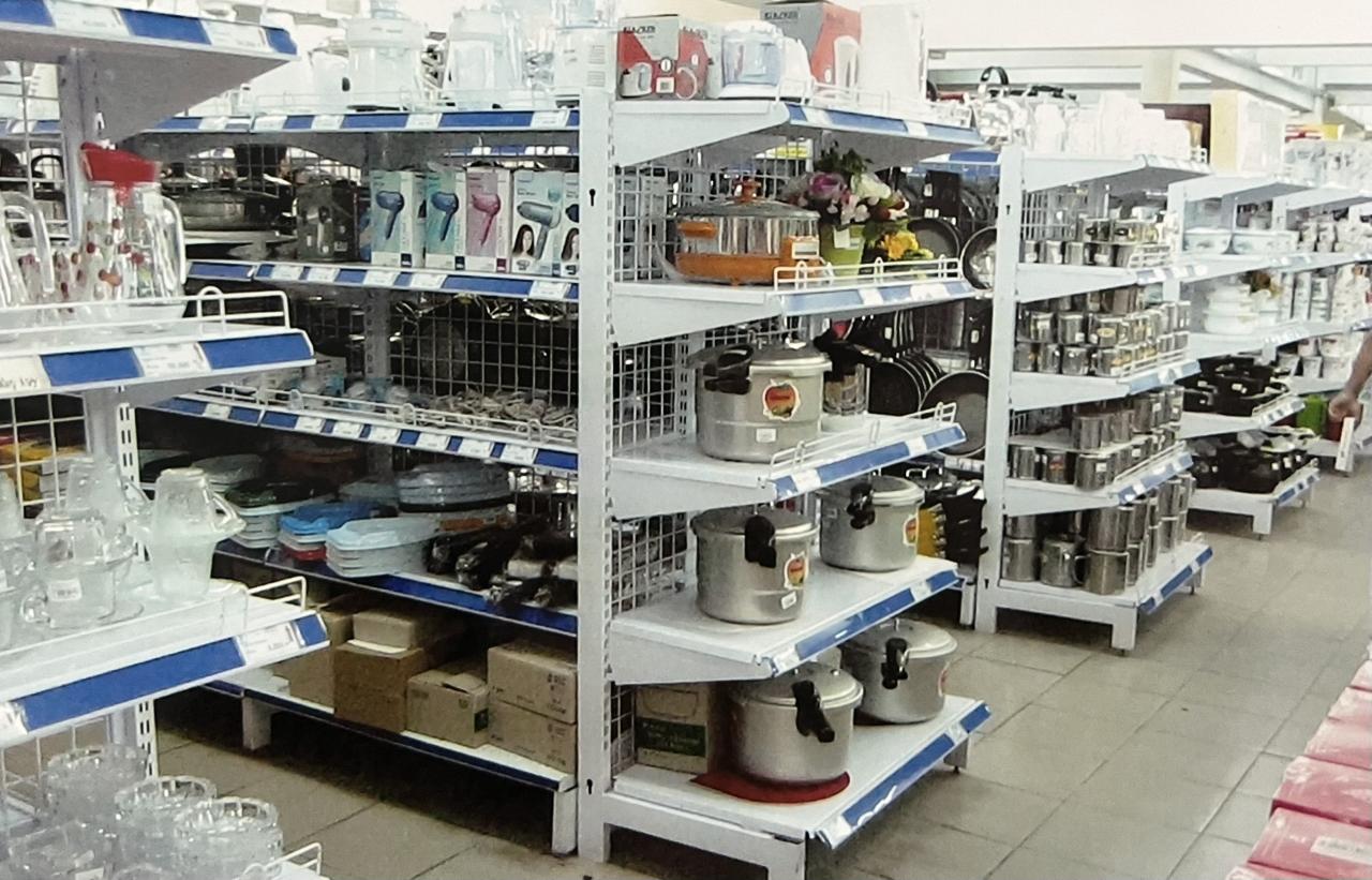 công ty sản xuất kệ siêu thị