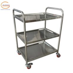 Xe đẩy hàng inox 3 tầng